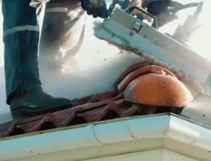 Nettoyage et demoussage de toiture à Lommoye